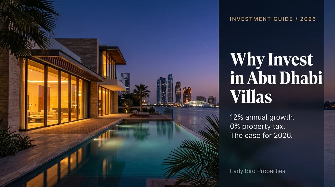 Why Invest in Abu Dhabi Villas & Townhouses in 2026: Yields, Tax, and the Hidden Edge over Dubai