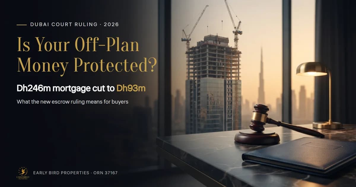 Dubai Escrow Court Ruling 2026: What It Means for Off-Plan Buyers