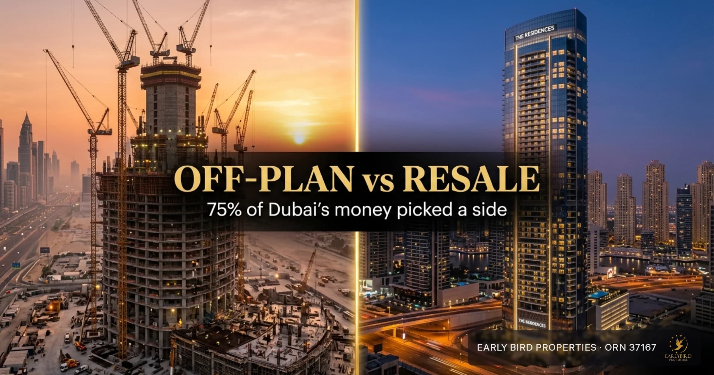 Dubai Property Market 2026: Off-Plan Hits 75.3% of Sales as Resale Volume Falls