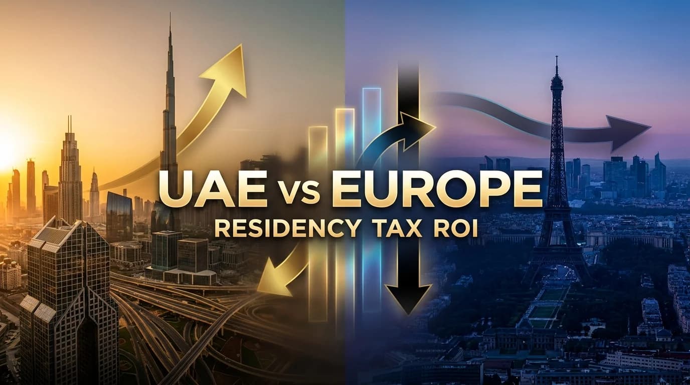UAE Tax Residency vs. European Residency: A Comparative ROI for HNIs