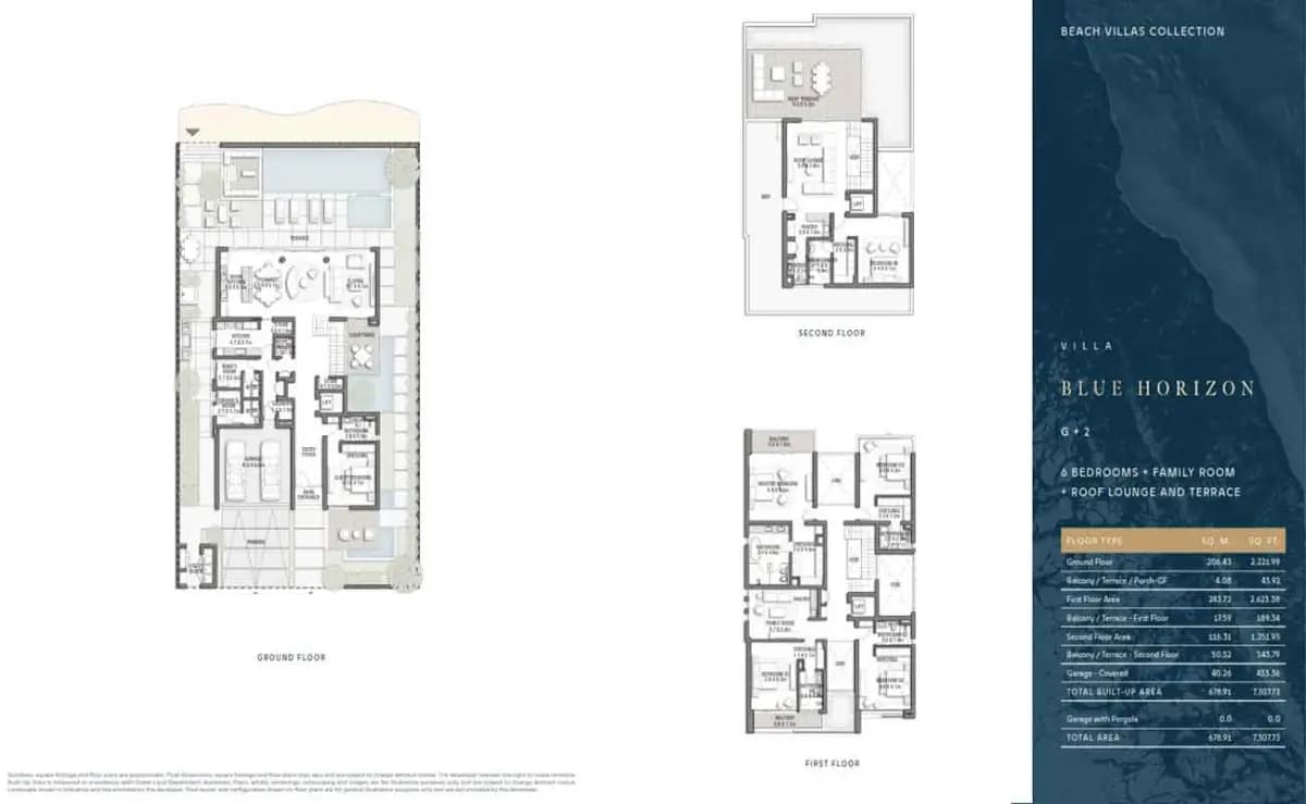 Palm Jebel Ali villa architectural design — Nakheel render