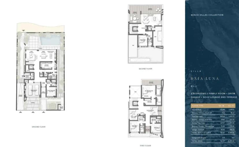 Palm Jebel Ali Beach Collection floor plan — Nakheel